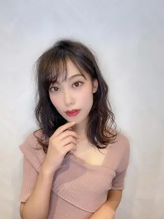 セミロング 🌟モテ髪ショート 🌟店長　津賀涼のヘアスタイル