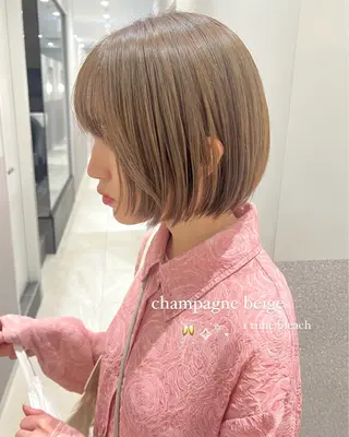 ショート カラー 赤み消し/透明感 🪽◝✩ 武者春花のヘアスタイル