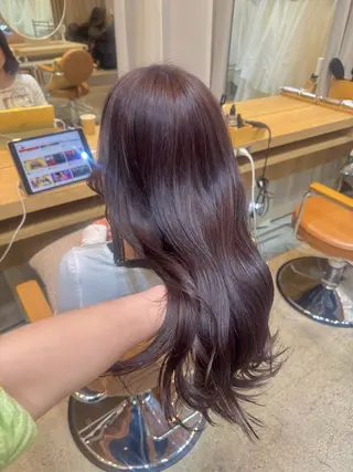 ロング 🧡ボブ/うる艶カラ ー🩵　さくら🌸のヘアスタイル