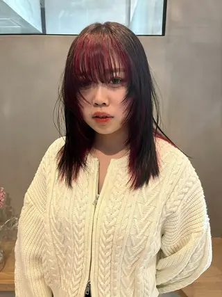セミロング 柴田美育/ カットモデル募集のヘアスタイル