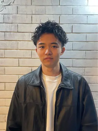 ショート パーマ メンズ ✂︎メンズ特化船橋 パーマ優希のヘアスタイル