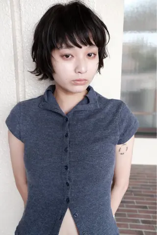 ショート kaito /都立大学herのヘアスタイル
