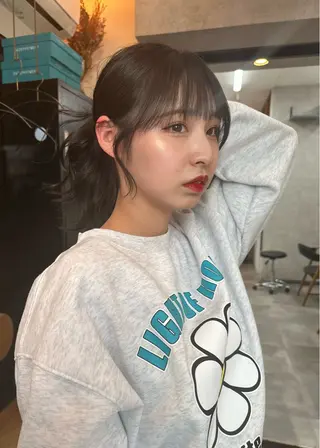 セミロング SITY.レイヤー ボブ/透明感カラーのヘアスタイル