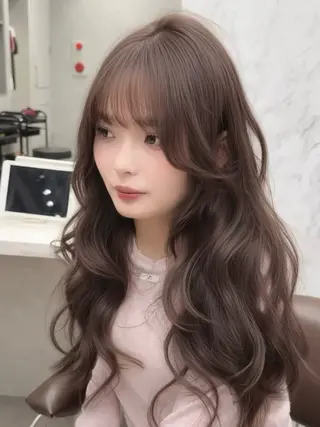 ロング カラー レイヤーダブルカラー KYONのヘアスタイル