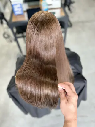 ロング パーマ ヘアアレンジ VIM hairおもろまち店のヘアスタイル