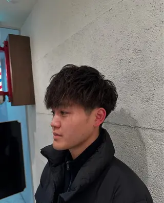 ミディアム 澁谷 創磨のヘアスタイル
