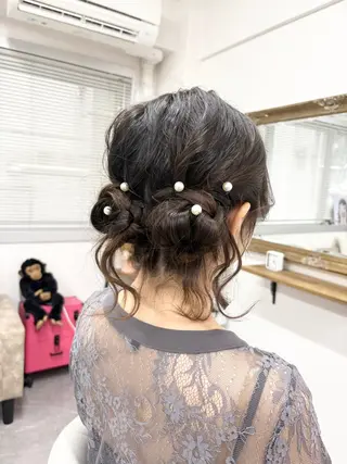ヘアアレンジ ヘアサロン ミカヅキのヘアスタイル