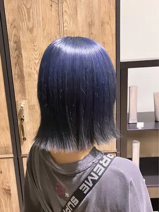 ミディアム カラー 栗原 志穂のヘアスタイル