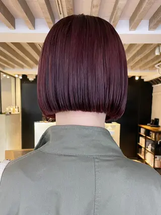 ミディアム カラー パーマ ヘアアレンジ ITbyALBUM 中野店のヘアスタイル