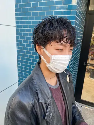 ショート カラー パーマ ヘアアレンジ メンズ キッズ ネイル マツエク・マツパ アイブロウ パーマスタイル🔅 sayacaのヘアスタイル