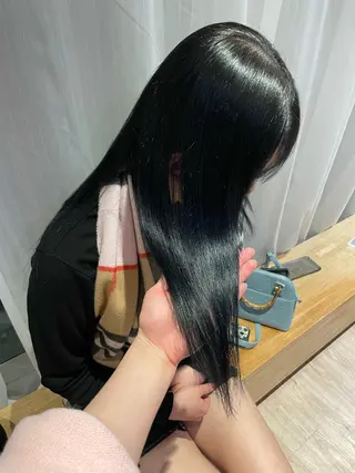 ロング カラー たなか こころ🎀のヘアスタイル
