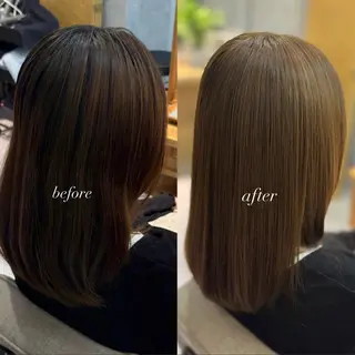 ミディアム カラー 🌈透明感カラー🌈 / 西野 杏🫧のヘアスタイル