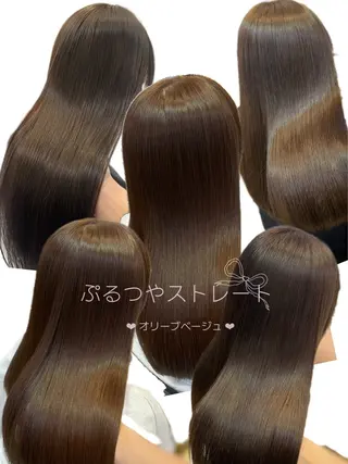 ロング 韓国🎀レイヤー/艶 髪/縮毛矯正/ユリナのヘアスタイル