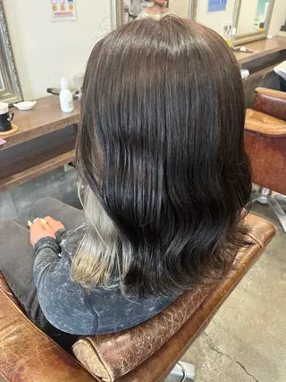 ミディアム 🫧透明感カラー× レイヤー🫧HARUのヘアスタイル