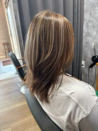 ミディアム 荒井 大貴のヘアスタイル