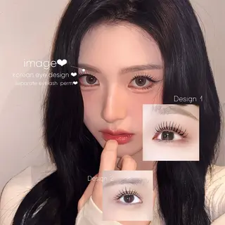 マツエク・マツパ 代官山MIRU🤍 似合わせ束感/美眉のマツエク・マツパデザイン