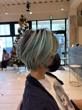 ショート カラー 表参道/ショート特化 /似合わせ/荒砂のヘアスタイル
