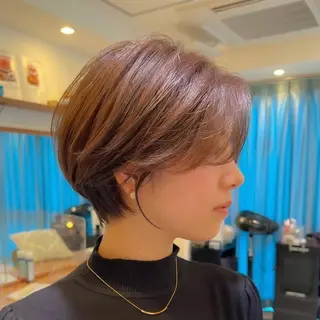 ショート 縮毛矯正/レイヤー taiga🧡のヘアスタイル