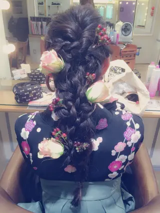 ロング ヘアアレンジ 🌿椿 夢来🌿のヘアスタイル