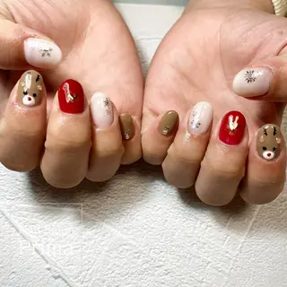 ミディアム ネイル SalonPrima 西院Nail&Eyeのネイルデザイン
