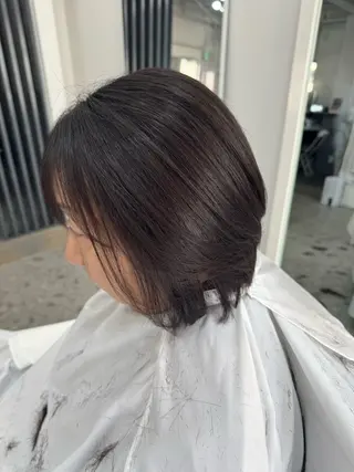 ミディアム 箕面☆髪質改善☆安田 聡志のヘアスタイル