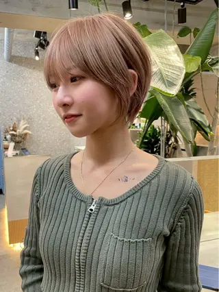 ショート ショート/レイヤー/ カットモデル/カズのヘアスタイル