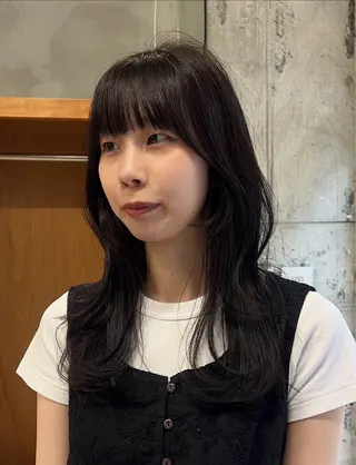 カラー chisato☁️ カットカラーモデルのヘアスタイル