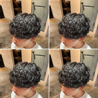 パーマ メンズ メンズパーマ特化 望月謙二郎のヘアスタイル