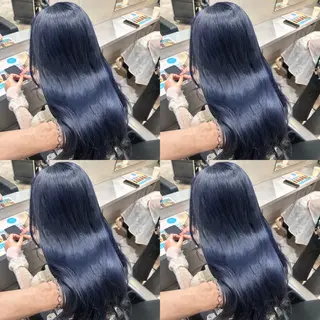 ロング カラー 艶髪×透明感カラー もかのヘアスタイル
