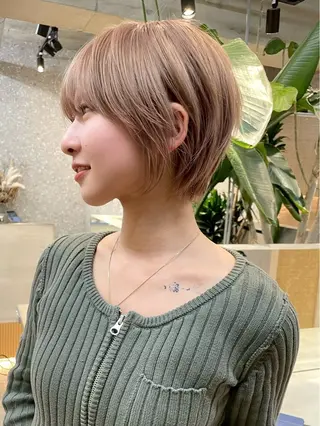 ショート ショート/レイヤー/ カットモデル/カズのヘアスタイル