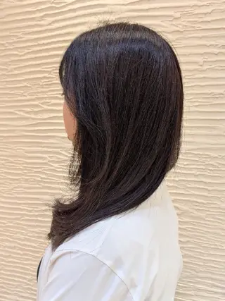 セミロング 鎌田 流沙奈のヘアスタイル