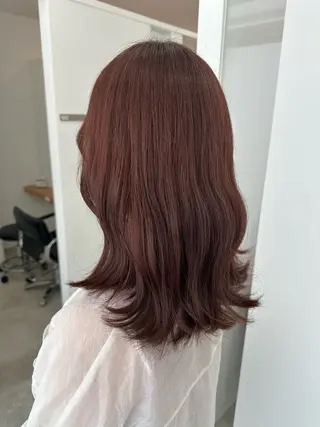 セミロング カラー レイヤー/ヘアセット 💐nao.のヘアスタイル