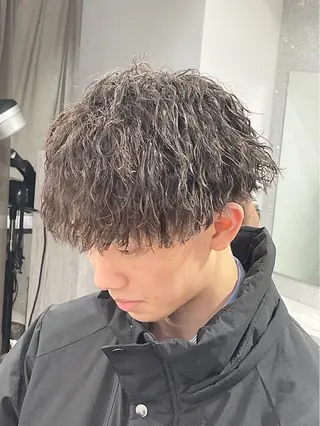パーマ メンズ 京都河原町 メンズパーマ助川龍哉のヘアスタイル