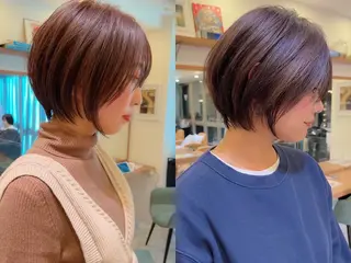 ショート 縮毛矯正/レイヤー taiga🧡のヘアスタイル