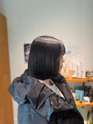 ミディアム Kaori🌈透明感 カラー / 髪質改善のヘアスタイル