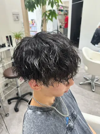 ミディアム 岐阜No.1メンズ 美容師／村上達紀のヘアスタイル
