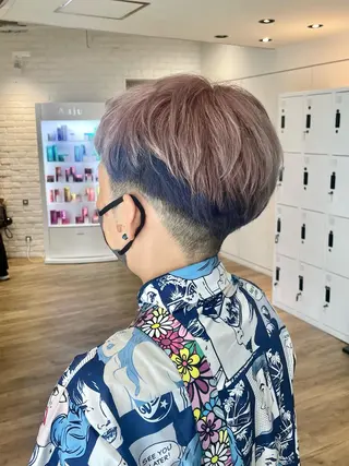 ショート 前田 菜奈子のヘアスタイル