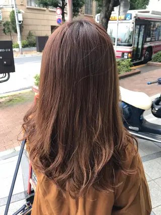 ロング カラー 【メンズ縮毛矯正】 田中秀斗のヘアスタイル