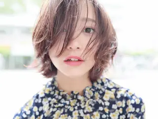 ショート カラー パーマ 近藤 和輝のヘアスタイル