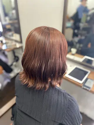 ショート カラー ヘアアレンジ 🍒ᩚ名駅/艶髪 縮毛矯正/あゆ🍒ᩚのヘアスタイル
