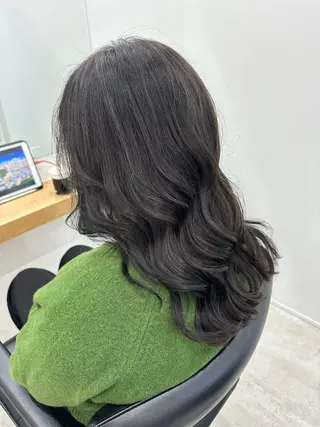 セミロング カラー レイヤー/ヘアセット 💐nao.のヘアスタイル