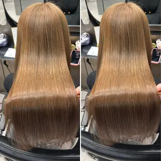 ロング 今話題の艶髪矯正 美艶カラー/FUKAのヘアスタイル