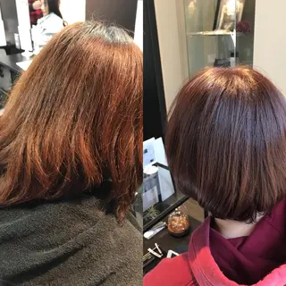 ショート カラー ハイライト/髪質改善 ans/黒木 和大のヘアスタイル