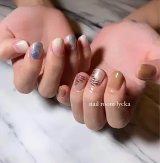 ネイル ネイルルームリッカ 𝐦𝐚𝐲𝐮のネイルデザイン
