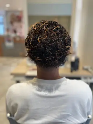 ショート パーマ メンズ メンズパーマ/カット / 古川 諒のヘアスタイル