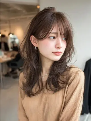 ミディアム 生艶髪&レイヤー🔔 渋谷お薦めNo.1✨のヘアスタイル
