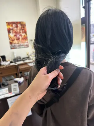 ミディアム カラー ブリーチカラー🫧 森　凪沙のヘアスタイル