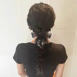 ロング ヘアアレンジ T Ayaのヘアスタイル