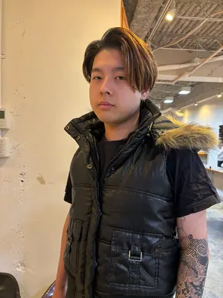 カラー メンズ ⚡️メンズ特化⚡️ HIROTOのヘアスタイル