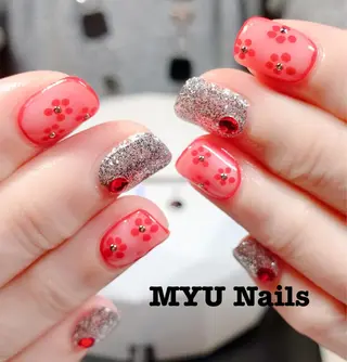ネイル ニュアンスネイル🌈 MYU Nailsのネイルデザイン